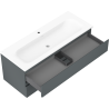 Mexen Orio meuble de salle de bain 120 cm avec lavabo Vela, 2 tiroirs, graphite mat/blanc mat - 91A10-12047-2-BFF66-W23M01