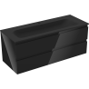 Mexen Orio meuble de salle de bain 120 cm avec lavabo Vela, 2 tiroirs, noir brillant/noir mat - 91A10-12047-2-BFF70-W23M71