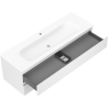 Mexen Orio meuble de salle de bains 140 cm avec lavabo Vela, 2 tiroirs, blanc mat - 91A10-14047-2-BFF01-W23M01
