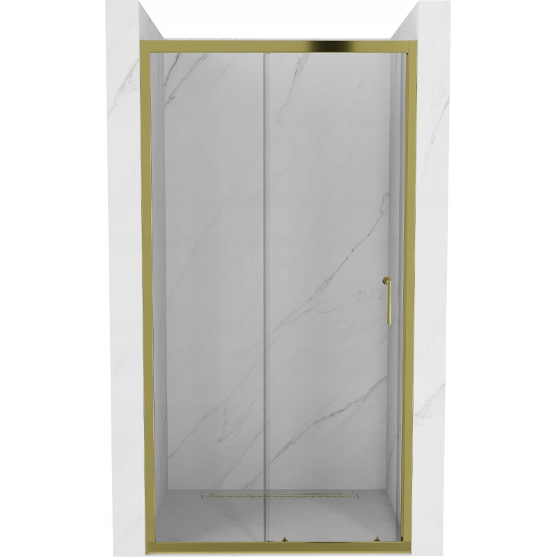 Mexen Apia porte de douche coulissante 115 cm, transparente, dorée - 845-115-000-50-00