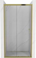 Mexen Apia porte de douche coulissante 120 cm, transparent, doré - 845-120-000-50-00