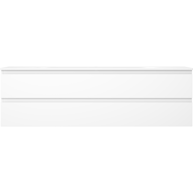 Mexen Orio meuble de salle de bain 160 cm avec lavabo Vela, 2 tiroirs, blanc mat - 91A10-16047-2-BFF01-W23M01