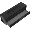 Mexen Orio meuble de salle de bain 160 cm avec lavabo Vela, 2 tiroirs, noir brillant/noir mat - 91A10-16047-2-BFF70-W23M71
