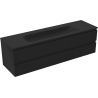 Mexen Orio meuble de salle de bain 160 cm avec lavabo Vela, 2 tiroirs, noir mat - 91A10-16047-2-BFF71-W23M71