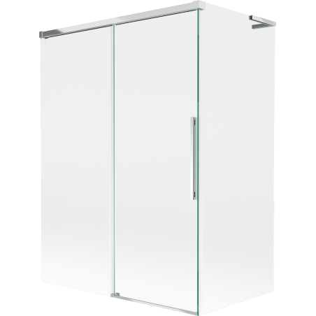 Mexen Rox L paroi de baignoire coulissante à 2 volets 120 + 70 x 150 cm, transparent, chrome - 8C9L-120-070-01-00
