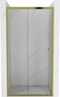 Mexen Apia porte de douche coulissante 150 cm, transparent, dorée - 845-150-000-50-00