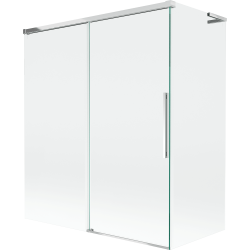 Mexen Rox L pare-douche 2 volets coulissants 140 + 70 x 150 cm, transparent, chrome - 8C9L-140-070-01-00