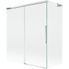 Mexen Rox L paroi de douche de baignoire coulissante 2 volets 140 + 70 x 150 cm, transparent, chrome - 8C9L-140-070-01-00