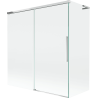 Mexen Rox L paroi de baignoire 2 volets coulissants 150 + 70 x 150 cm, transparent, chrome - 8C9L-150-070-01-00