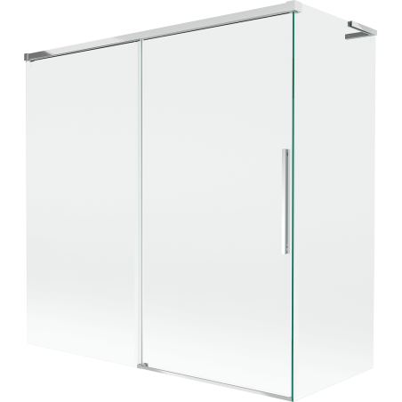 Mexen Rox L paroi de baignoire coulissante à 2 vantaux 160 + 75 x 150 cm, transparent, chrome - 8C9L-160-075-01-00
