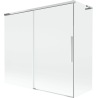 Mexen Rox L paroi de baignoire coulissante à 2 panneaux 170 + 75 x 150 cm, transparent, chrome - 8C9L-170-075-01-00