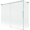 Mexen Rox L paroi de baignoire à 2 panneaux coulissants 180 + 90 x 150 cm, transparent, chrome - 8C9L-180-090-01-00