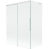 Mexen Rox L paroi de baignoire à 2 panneaux coulissants 120 + 70 x 150 cm, transparent, blanc - 8C9L-120-070-20-00