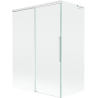 Mexen Rox L paroi de baignoire à 2 volets coulissants 120 + 70 x 150 cm, transparent, blanc - 8C9L-120-070-20-00