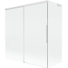 Mexen Rox L paroi de baignoire coulissante à 2 panneaux 150 + 70 x 150 cm, transparent, blanc - 8C9L-150-070-20-00
