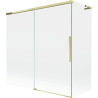 Mexen Rox L paroi de baignoire 2 volets coulissante 170 + 70 x 150 cm, transparent, doré - 8C9L-170-070-50-00