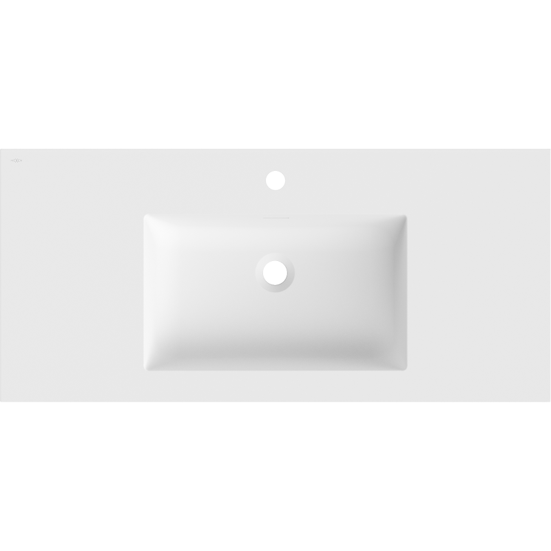 Mexen Otis lavabo encastré dans le plan 101 x 46,5 cm, blanc mat - 25181001