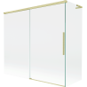 Mexen Rox L paroi de baignoire 2 volets coulissants 170 + 75 x 150 cm, transparent, doré brossé - 8C9L-170-075-55-00