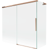 Mexen Rox L paroi de baignoire 2 volets coulissants 170 + 80 x 150 cm, transparent, or rose - 8C9L-170-080-60-00