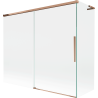 Mexen Rox L paroi de baignoire 2 volets coulissante 180 + 90 x 150 cm, transparent, or rose - 8C9L-180-090-60-00