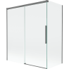 Mexen Rox pare-douche à 2 battants, coulissante 140 + 70 x 150 cm, transparent, gun metal - 8C9-140-070-95-00