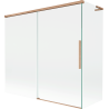 Mexen Rox L paroi de baignoire 2 volets coulissants 170 + 70 x 150 cm, transparent, cuivre brossé - 8C9L-170-070-65-00