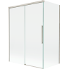 Mexen Rox paroi de douche à 2 volets coulissante 120 + 70 x 150 cm, transparent, nickel brossé - 8C9-120-070-97-00