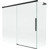 Mexen Rox L paroi de baignoire coulissante 2 volets 170 + 75 x 150 cm, transparent, noir - 8C9L-170-075-70-00