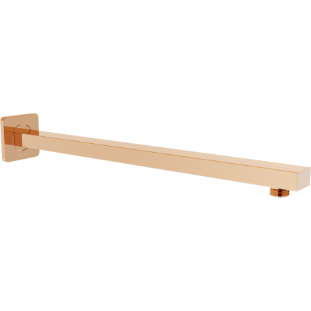 Mexen Cube bras de douche mural 40 cm or rose - 79112-60