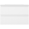 Mexen Rivel meuble de salle de bain 70 cm avec lavabo Otis, 2 tiroirs, rainuré, blanc mat - 91A20-07047-2-BFF01-W18M01