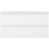 Mexen Rivel armoire de salle de bain 90 cm avec lavabo Otis, 2 tiroirs, rainuré, blanc mat - 91A20-09047-2-BFF01-W18M01