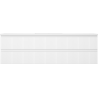Mexen Rivel meuble de salle de bain 160 cm avec lavabo Otis, 2 tiroirs, rainuré, blanc mat - 91A20-16047-2-BFF01-W18M01