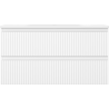 Mexen Rivel meuble de salle de bains 90 cm avec lavabo Vela, 2 tiroirs, cannelé, blanc mat - 91A20-09047-2-BFF01-W23M01