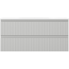 Mexen Rivel meuble de salle de bains 100 cm avec lavabo Vela, 2 tiroirs, cannelé, gris mat/blanc mat