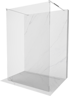 Mexen Kioto paroi de douche autoportante 140 x 200 cm, transparent 8 mm, Chrome - 800-140-002-01-00