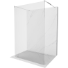 Paroi de douche autoportante Mexen Kioto 160 x 200 cm, transparent 8 mm, chrome - 800-160-002-01-00