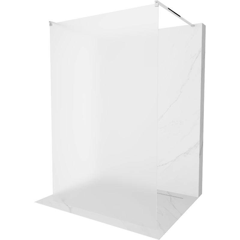 Paroi de douche autoportante Mexen Kioto 110 x 200 cm, givre 8 mm, chrome - 800-110-002-01-30