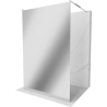 Mexen Kioto paroi de douche autoportante 120 x 200 cm, miroir 8 mm, chrome - 800-120-002-01-50