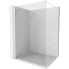 Mexen Kioto paroi de douche Walk-in 110 x 200 cm, transparent 8 mm, blanc - 800-110-101-20-00