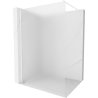 Mexen Kioto paroi de douche Walk-in 110 x 200 cm, givré 8 mm, blanc - 800-110-101-20-30
