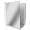 Mexen Kioto paroi de douche Walk-in 100 x 200 cm, miroir 8 mm, blanc - 800-10-101-20-50