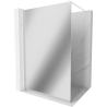 Paroi de douche Mexen Kioto Walk-in 100 x 200 cm, miroir 8 mm, blanc - 800-10-101-20-50