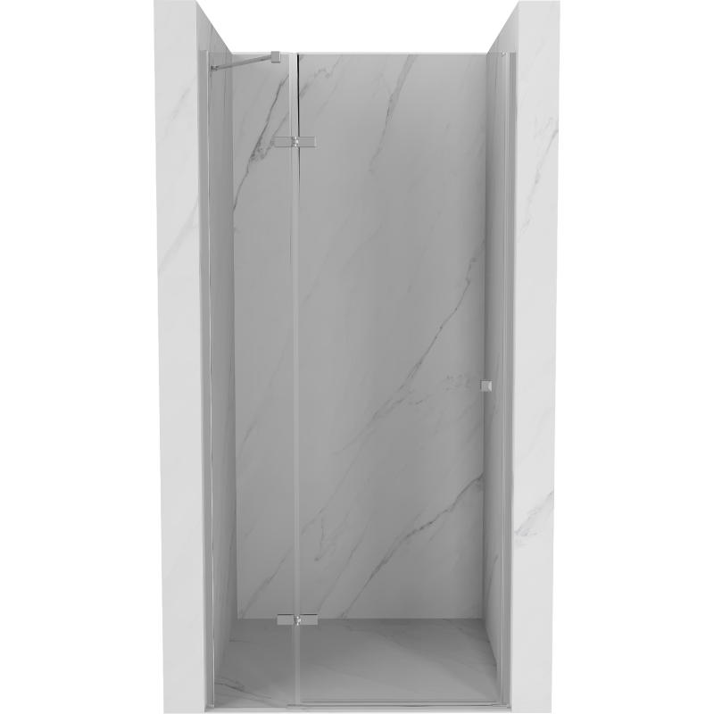 Mexen Roma porte de douche pivotante 90 cm, transparent, chrome - 854-090-000-01-00