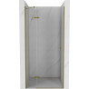 Mexen Roma porte de douche battante 100 cm, transparente, dorée - 854-100-000-50-00