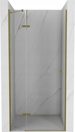 Mexen Roma porte de douche pivotante 100 cm, transparent, doré - 854-100-000-50-00
