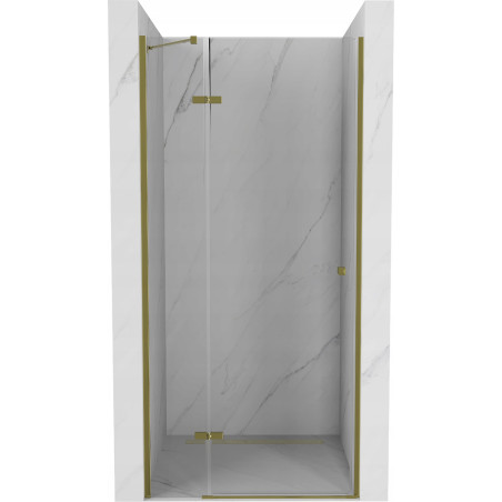 Mexen Roma porte de douche battante 110 cm, transparent, doré - 854-110-000-50-00