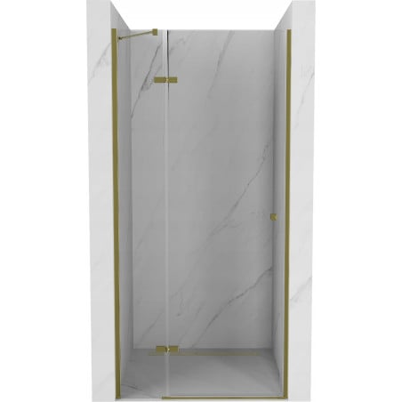 Mexen Roma porte de douche pivotante 120 cm, transparentes, dorées - 854-120-000-50-00