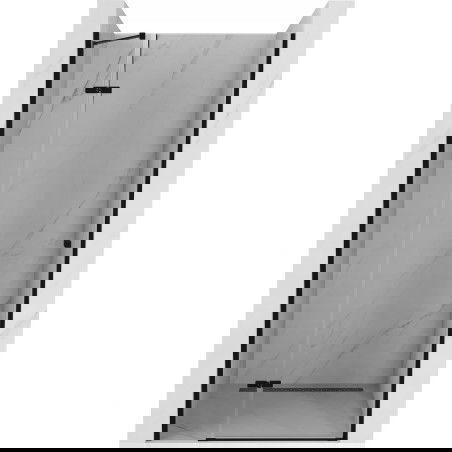Mexen Roma porte de douche battante 100 cm, transparentes, noires - 854-100-000-70-00