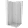 Mexen Roma cabine de douche pivotante 90 x 90 cm, transparent, chrome - 854-090-090-01-00