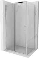 Mexen Apia cabine de douche coulissante 100 x 80 cm, transparent, chrome - 840-100-080-01-00